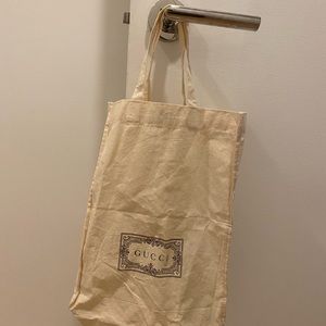 [NEW] Authentic Gucci Reusable Canvas Tote Bag